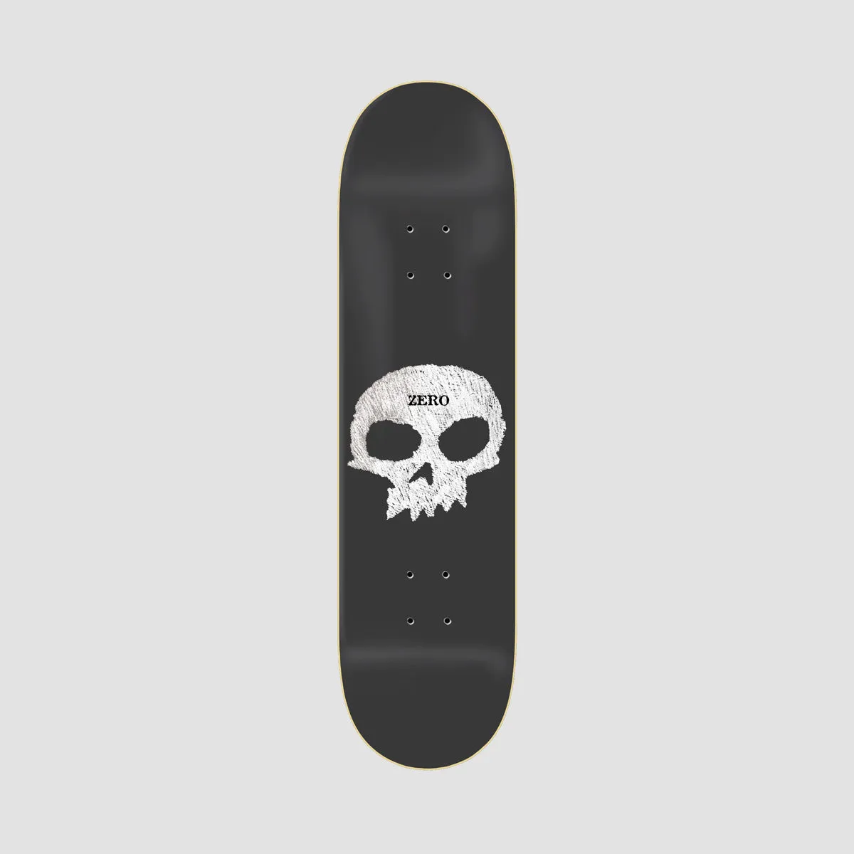 Zero Single Skull Chalkboard Skateboard Deck - 8.25